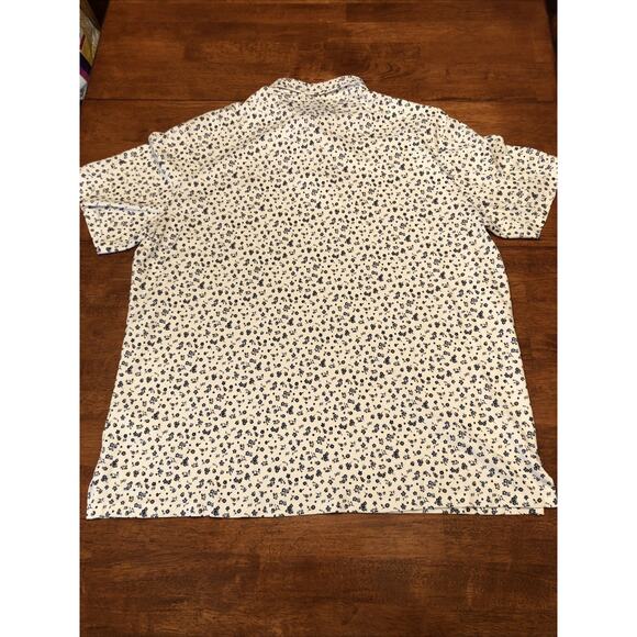 Polo Ralph Lauren Men's Classic Fit Floral Shirt Size XL Blue White Preppy Pony - Picture 10 of 11
